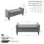 Banc de rangement en tissu Ashawni avec pieds en bois-1733719766