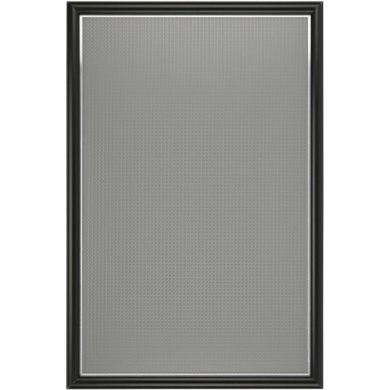 Porte-affiche M&T Affiche Snap 11 po x 17 po en aluminium à profil mural de 0,59 po (10 pièces)