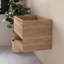 Base de meuble-lavabo simple 30 po fixée au mur seulement