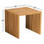 Essential Outdoor Square Teak Side Table