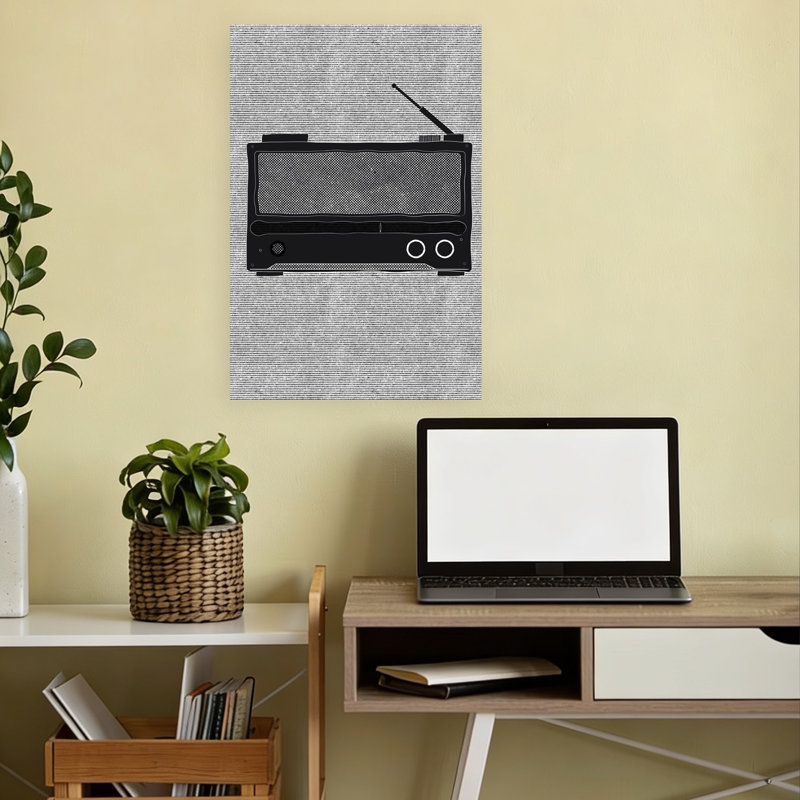 Reproduction d'art rétro rétro, 18" H x 12" W