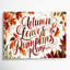 Art mural sur toile gris, "Thanksgiving"-2005872896