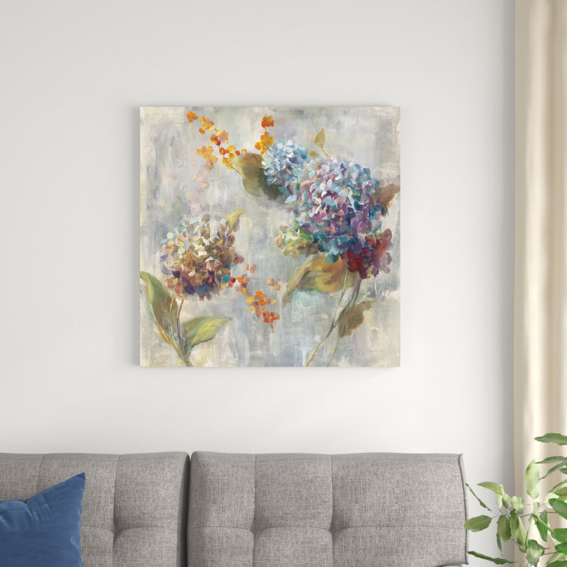Hortensia d'automne II, H 30 po x l 30 po