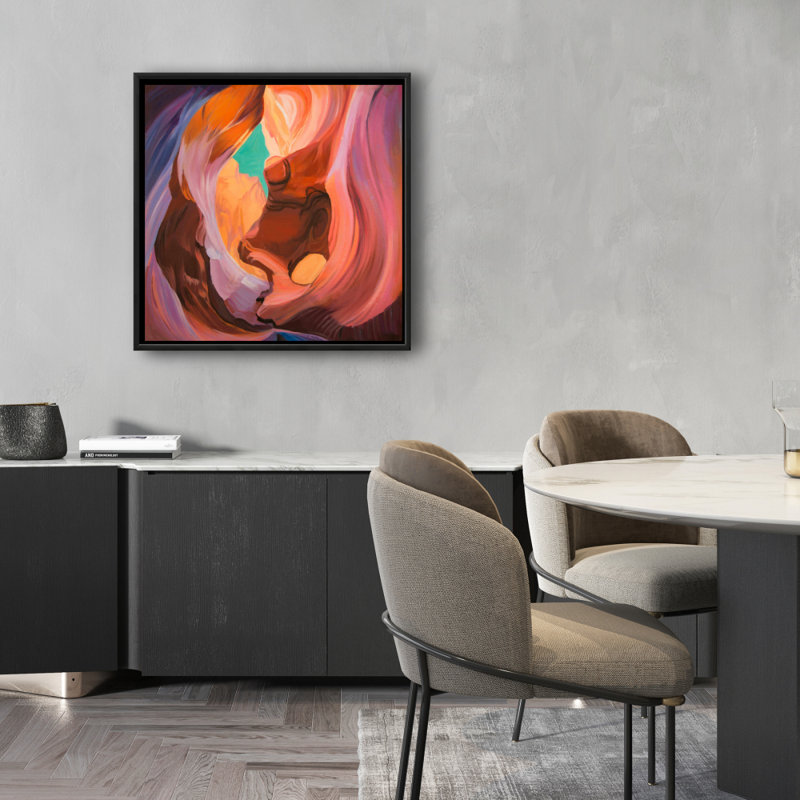 Vue intérieure de l'Antelope Canyon, impression sur toile
