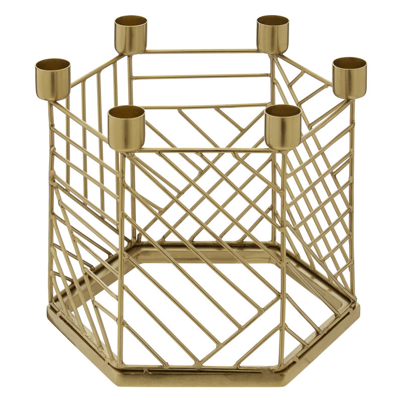 Metal Tabletop Candelabra