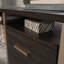 Bureau en L, finition noire