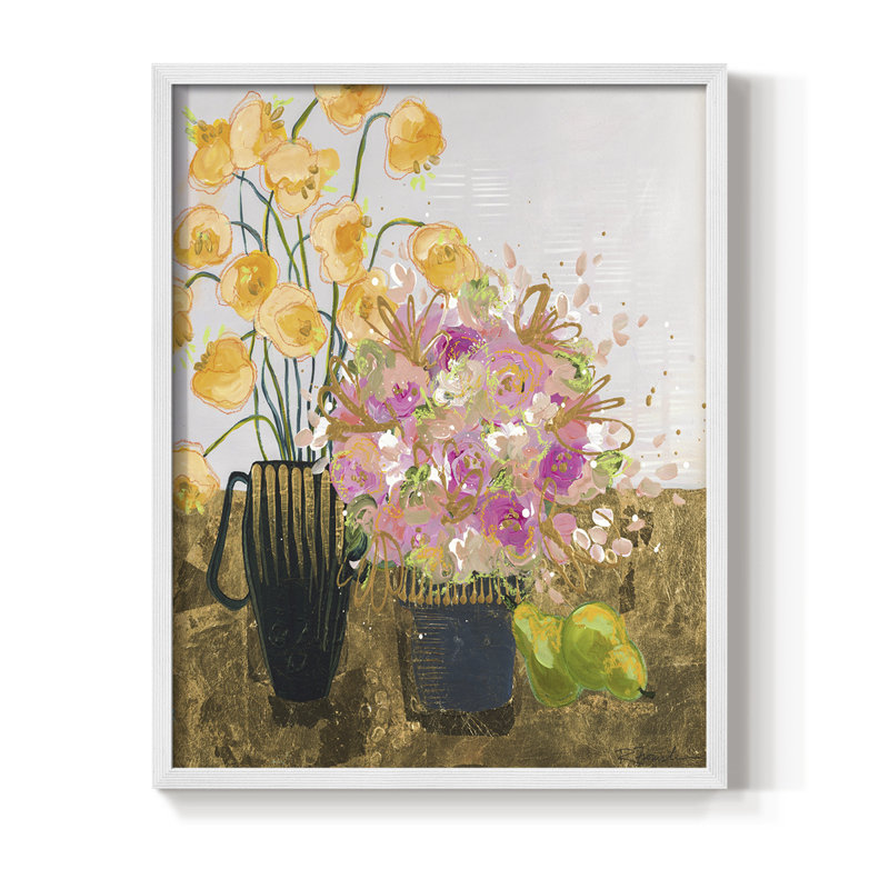 «Not So Still Life», reproduction encadrée - bois massif, H 21 po x l 17 po, Blanc