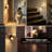 Mini Sconce Night Light, 2700K, Matte Cylinder, 5-Level Dimmer, Rotatable Plug