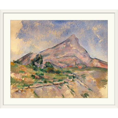 « sainte victoire, 1897 98 » par reproduction d’art Paul Cezanne