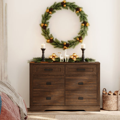 Laziza 47.2" W 6-Drawer Soft Close Double Dresser 