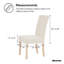 Housse pour chaise de salle à manger-1889356857