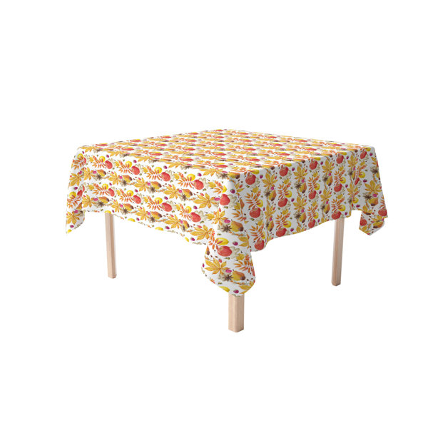 East Urban Home Square Thanksgiving Cotton Tablecloth | Wayfair