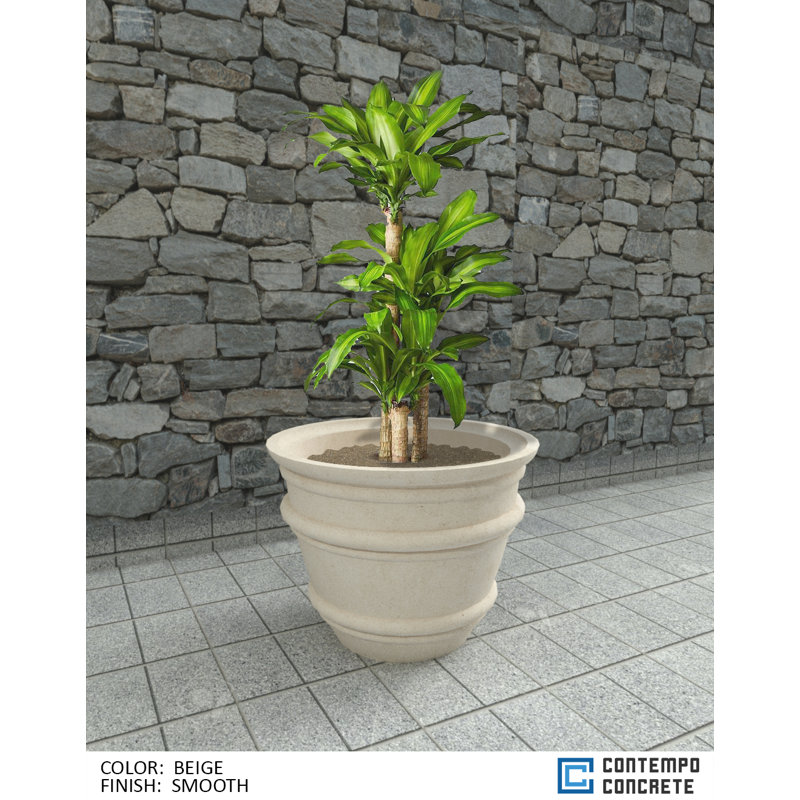 Mela Planter, Smooth Gray