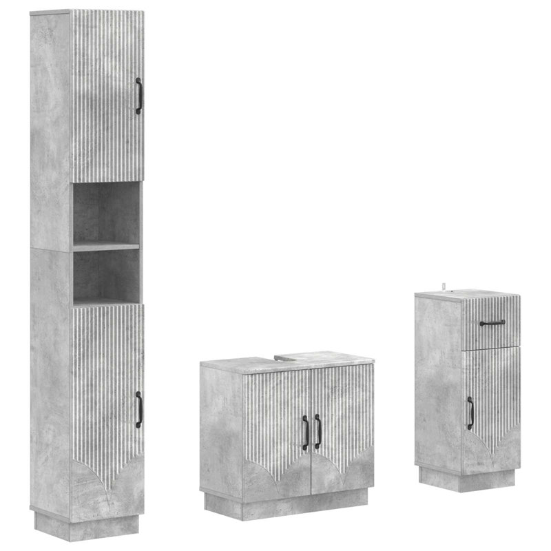 Bathroom Storage, Concrete Grey