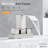 4-inch Centerset Double Handle Waterfall Bathroom Sink Faucet with Drain Kit Included-98449799