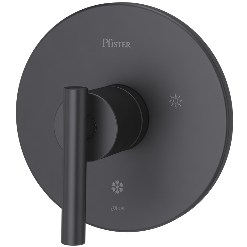 Contempra Volume Control Shower Faucet, Matte Black