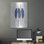 Art mural en métal «The Blue Moose - Feathers» par Lightbox Journal