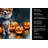 Papillon Puppy Halloween Kitchen Towel-223249937