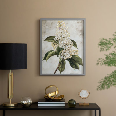 Série FLORAL CCLXI - reproduction encadrée de qualité supérieure - prête à être accrochée - aucun clou requis