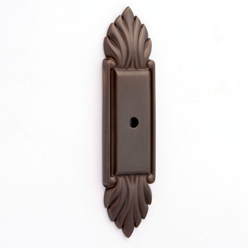 Plaque arrière Fiore, Bronze chocolat
