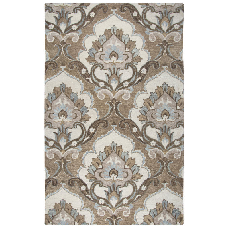 Tapis moka touffeté à la main Acker, Rectangle 9 pi x 12 pi
