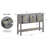 Vintage Solid Wood Storage Sideboard with 2 Drawers, Cabinets, and Bottom Shelf for Enhanced Home Organization-1770721455