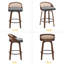 Tabourets pivotants en lin Leeana-1556025464-1556025465