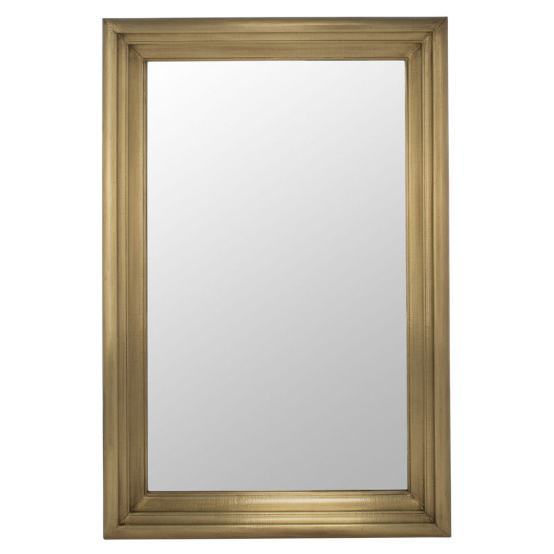 Antke Engineered Wood Mirror, Brass, 54" x 36"