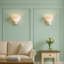 Glass Flush Mounted Sconce