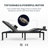 Boltz Zero Clearance Adjustable Massaging Bed Frame with Wireless Remote & Light-87777020