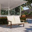 Canapé d'extérieur de causeuse de patio, ensemble de conversation de patio pour la terrasse de jardin