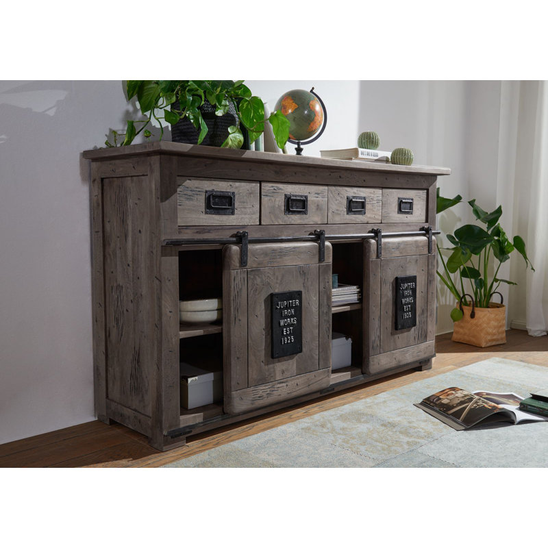 150cm Solid Wood Sideboard