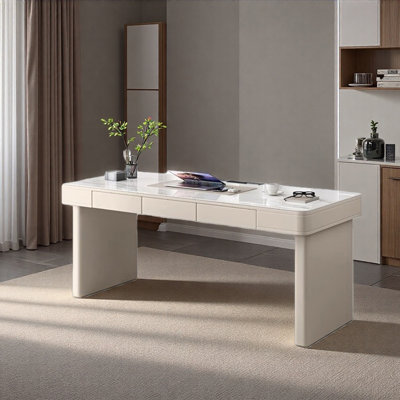 Bureau crème-moderne de luxe Rock-Slab