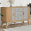 Buffet en bois massif 44,9 po Kennewick-157398822
