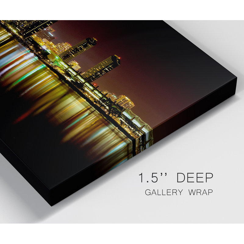 San Diego Skyline - impression sur toile tendue, H 40 po x l 20 po x P 1,5 po