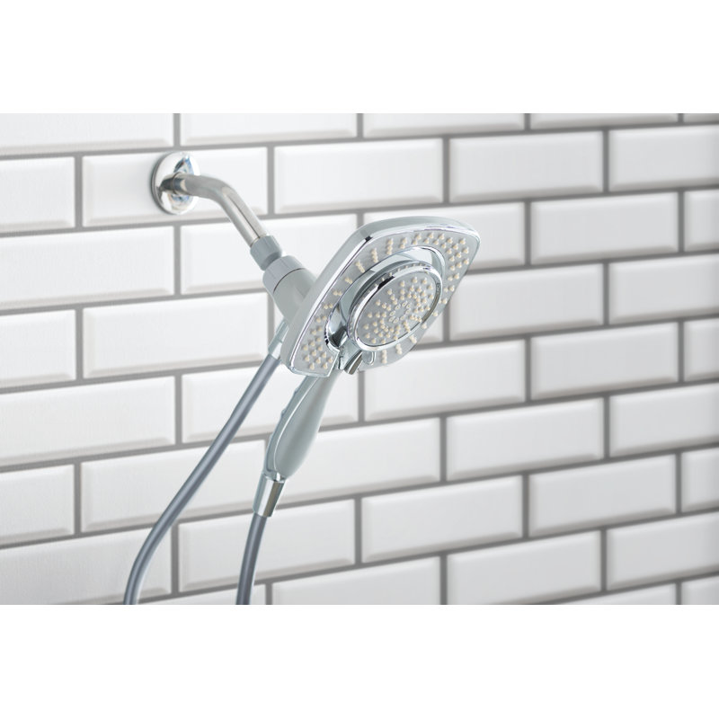 Universal Showering Components Multi Function Handheld Shower Head with In2ition Shower