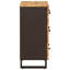 Solid Wood Rectangle Accent Cabinet