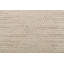 Rectangle Geometric Hand-Knotted Wool/Viscose Area Rug in Cream-75221149