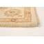 Tapis décoratif en laine Ivoire noué à la main de conception unique 6 pi 1 po X 8 pi 9 po New Age