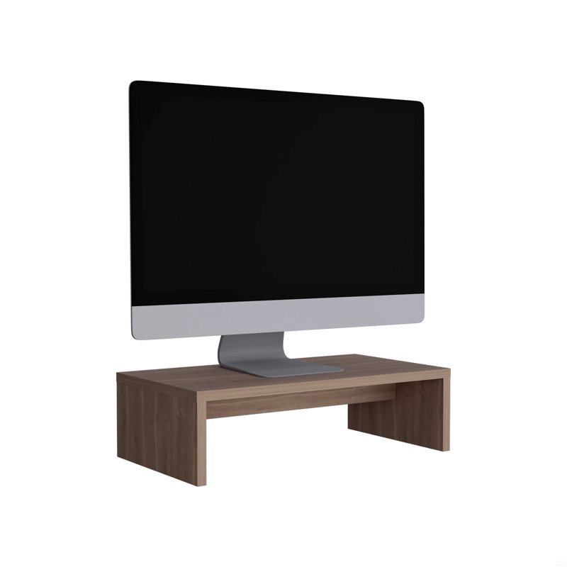 Bureau H 5,4 po avec 1 tablette, Brun