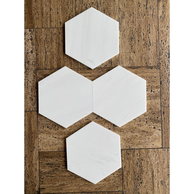 10" x 10" Marble Marble Look Wall & Floor Tile