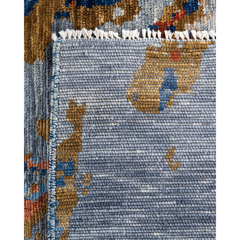 Overdyed One-of-a-Kind 9' 0" X 12' 0" Hand Knotted Area Rug
