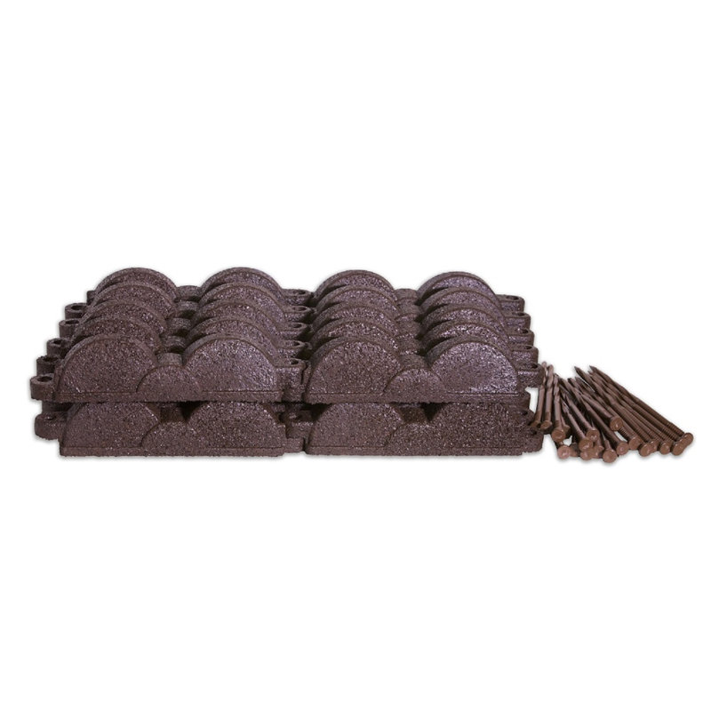 20 ft. L X 3 in. H, Dark Brown