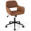 Chaise de bureau avec dossier ergonomique Ebern Designs Leathaire