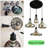 Dontre 4 - Light Black Cluster Pendant
