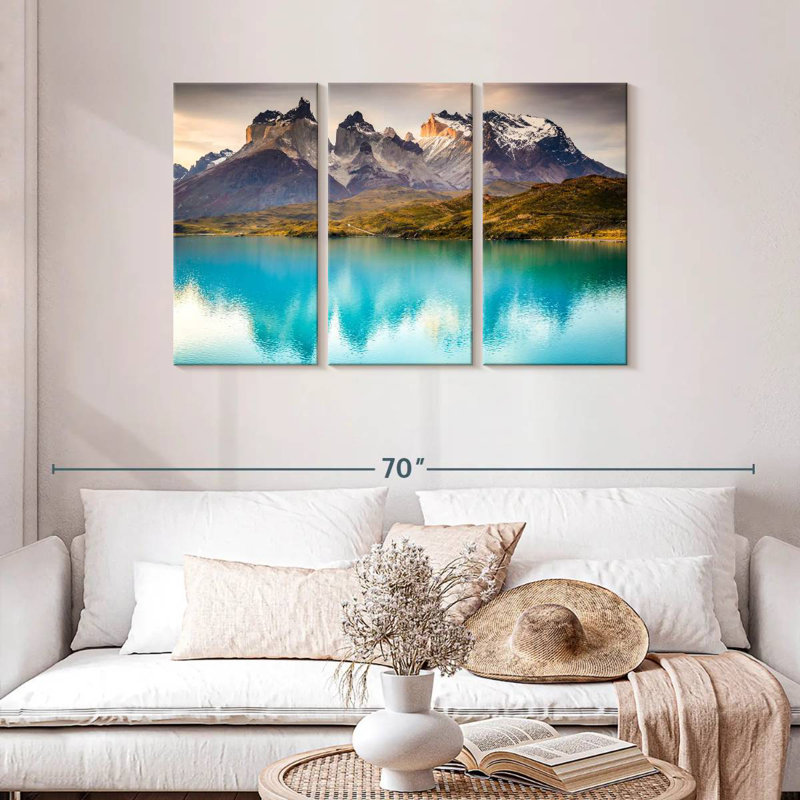 Lac Sebbie Torres Del Paine, H 28 po x l 45 po