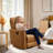 31.5" Wide Modern Ultra Comfortable Swivel And Rocker Manual Reclining Home Theater Seating-725702665