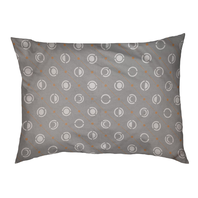 Coussin intérieur pour chien moon phases Chenault, Moyen (l 40 po x P 6,5 po x H 30 po), Rose / Jaune