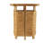 Kezia Rectangular Teak Outdoor Folding Bar Table