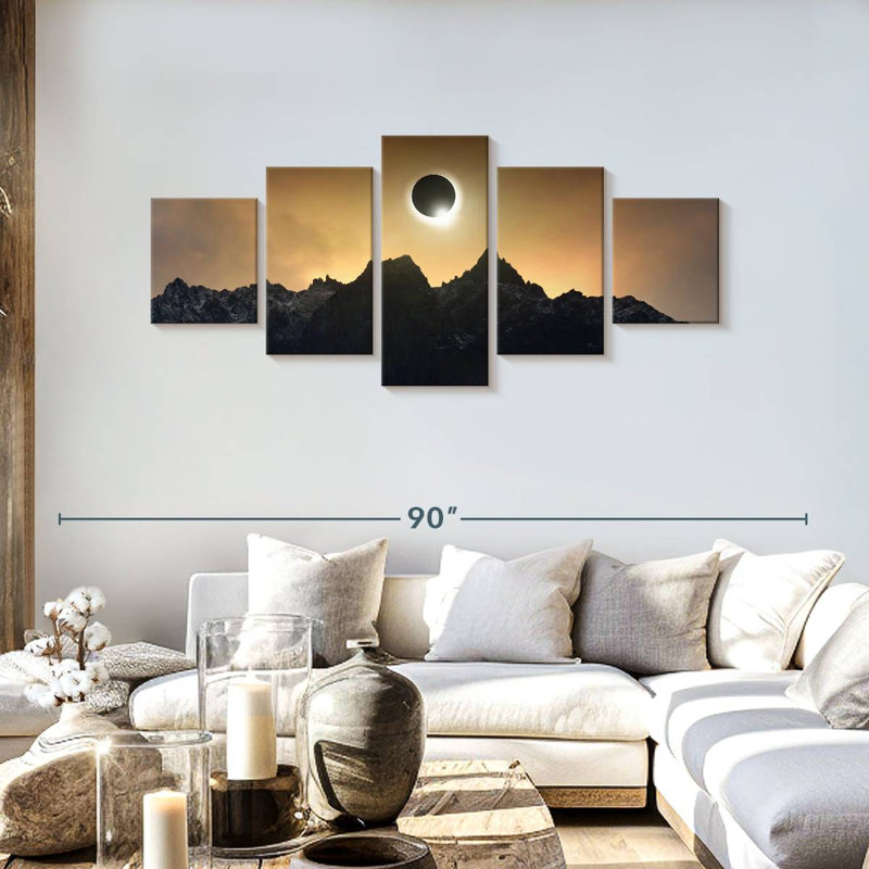 Spectacular Solar Eclipse, 30" H x 68" W